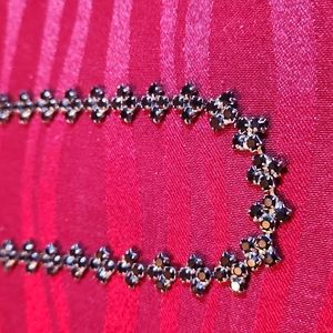 Vintage black onyx Carake choker